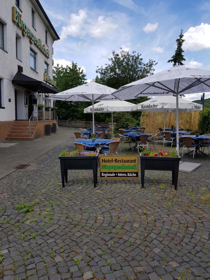 Hotel Buergergesellschaft Betzdorf Bagian luar foto